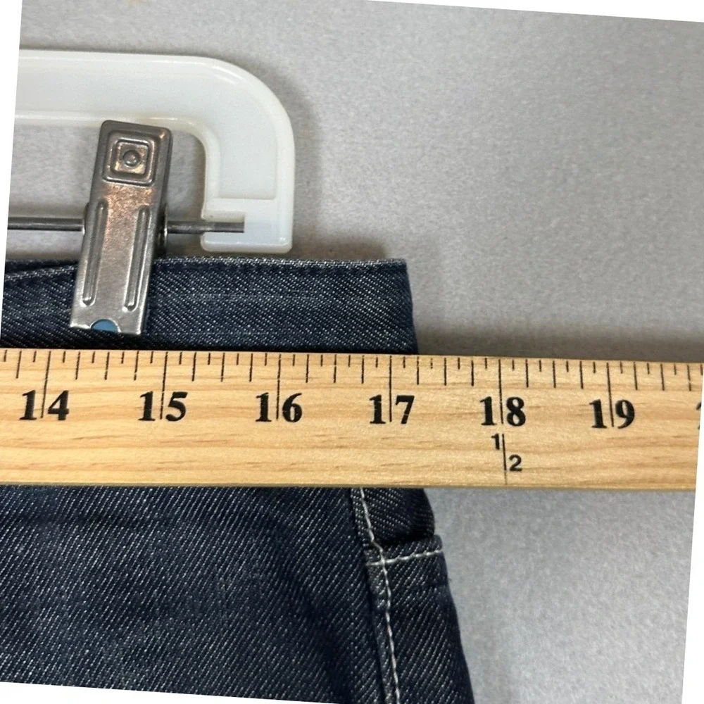Hugo Boss Kansas Jeans Mens 33X32 Blue Regular Fit Straight Leg Dark Wash Denim